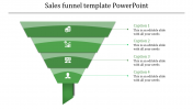 Astounding Sales Funnel Template PowerPoint Presentation