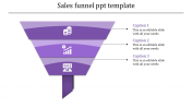 Customizable sales funnel PPT template Download now