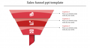 Awesome Sales Funnel PPT Template with Three Nodes Slides