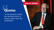 Warren Buffett Quote PowerPoint And Google Slides Template