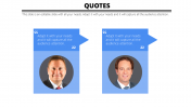 Our Predesigned PowerPoint Quote Template PPT Slide