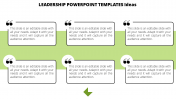 Six Node Leadership quotes PPT Slide PowerPoint