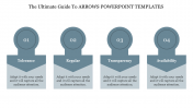 Four Node Editable Arrows PowerPoint Templates	