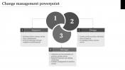 Magnificent Change Management PowerPoint with Three Nodes