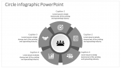 Innovative Circle Infographic PowerPoint with Five Nodes