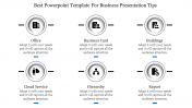 Best PowerPoint Template for Business with Six Nodes	