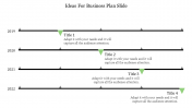 Free business plan slide – timeline template