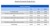 Engaging Business PowerPoint Design Template- Table Model