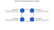 Praise-Worthy Technology Theme PowerPoint - Four Nodes
