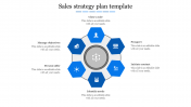 Attractive Sales Strategy Plan Template Presentation