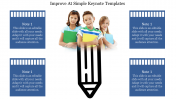 Four Node Simple Keynote Templates Presentation 