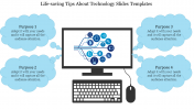 Four Node Technology Slides Templates Presentation