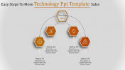 Technology PPT Template and Google Slides - Orange Theme 
