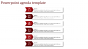 Agenda PowerPoint Design For Best Presentation Slide