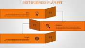 Creative Best Business Plan PPT Slide Designs-Three Node
