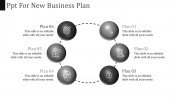 Attractive PPT For New Business Plan In Grey Color Slide