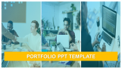 Concise Portfolio PPT Presentation  and Google Slides