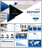 Annual Report PPT Presentation And Google Slides Template s