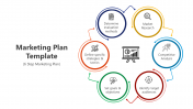 Marketing Plan PPT Template And Google Slides With 6 Options