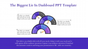 Dashboard PPT Template With Zig-Zag Model