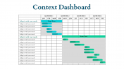 Business PowerPoint Template - Context Table Dashboard 