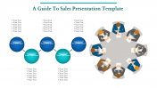 Amazing Sales Presentation Template with Five Nodes