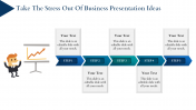 Stunning Business Presentation Ideas With Arrow Diagram