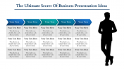 Creative Business Presentation Ideas Template with Five Nodes