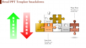 Retail PPT Template Smackdown With Puzzle