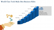 Elegant Best Business Slides Template With Six Node