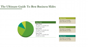 Attractive Best Business Slides With Pie Chart Model