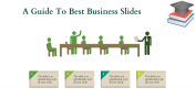 Amazing Best Business Slides Template Design-Four Node