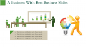 Four Noded Best Business Slides PowerPoint Presentation