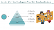 Pyramid Model Slide Templates Business Diagrams