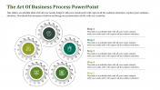 Business process PowerPoint Template - Gear wheel model
