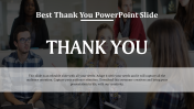 Creative thank you powerpoint slide with image background