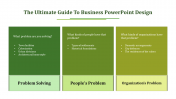 Three Node Business PowerPoint Design Slide 