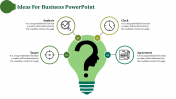 Bulb Model Business PowerPoint presentation Designs