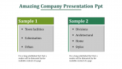 Two Node Company Presentation PPT Slide Designs