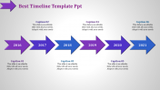 Astounding Timeline Template PPT with Six Nodes Slides