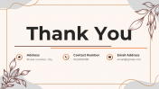 Best Thank You For PowerPoint And Google Slides Template