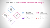 Four Node Business PowerPoint Design Templates