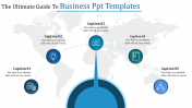 Amazing Business PPT Templates Slide Design-Five Node
