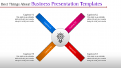 Four Node Business Presentation Templates