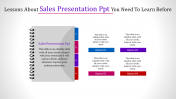 Four Node Sales Presentation PPT Template Designs