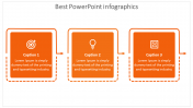 Use Best PowerPoint Infographics In Orange Color Slide