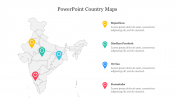 Editable PowerPoint Country Maps Presentation Slide