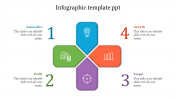 Simple infographic template PPT presentation