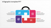 infographic template PPT briefcase model