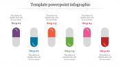 Capsule design template powerpoint infographic	